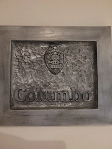 Columbo - Lieutenant LAPD cold cast bronze plaque by Unity Gifts - Picture 1 of 5