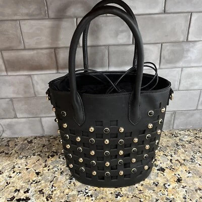 Diophy Studded Black Pocketbook NEW - Image 1 of 4