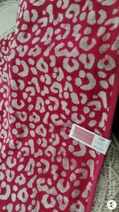 Caro LEOPARD FIESTA STRAND BADETUCH POOL ROSA SILBER Luxus Oversized 68" NEU - Bild 1 von 8