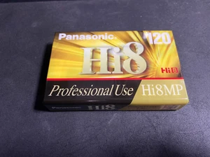 Panasonic Hi8 8mm 120min CÁMARA VIDEO CINTA Uso Profesional - NUEVA - SELLADA - Imagen 1 de 2