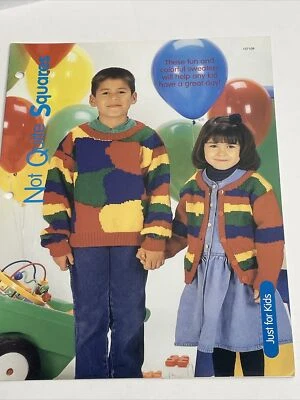 House of White Birches Not Quite Square Children's Sweater Knitting Pattern - Image 1 of 4