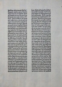 INCUNABULAR SHEET modus legends abbreviatures VIENNE DAUPHINE JOHANNES SOLIDI 1478 - Picture 1 of 1