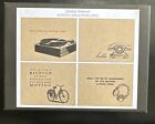 George Stanley cartes à notes vierges lecteur de disques téléphone casque de vélo 39433 neuf