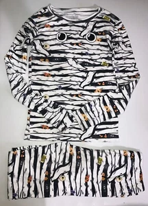 Youth Children’s Place Halloween Mummy Spiders Pajamas 2 Piece Sz 10 - Picture 1 of 2