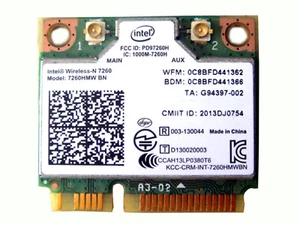 Lenovo 04W3815 Intel Wireless-N 7260 7260HMW BN WLAN WiFi Tarjeta Bluetooth BT H... - Imagen 1 de 1