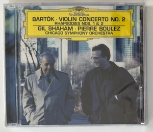 Bartok Violin Concerto No. 2 Rhapsodies Gil Shaham Boulez 1999 DG cd Sealed New - Imagen 1 de 2