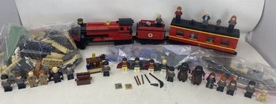 Harry Potter LEGO Lot W/ Minifigures Hogwarts Express Quidditch Dobby Rubeus - Image 1 of 4