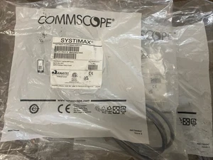 2 Pack - SYSTIMAX CPC6642-03F010 / D8PS-DG10 10' NETWORK CABLES - Sealed New - Picture 1 of 7