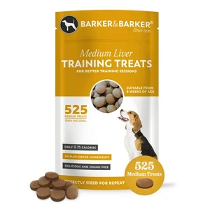 Barker and Barker Grain Free Liver Dog Training Treats - 525 Medium Tasty & - Picture 1 of 5
