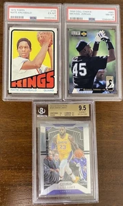 1972-73 Topps Archibald #115 PSA-6, 1994 Jordan PSA-8 & Lebron Beckett 9.5 READ - Bild 1 von 11