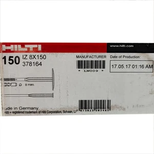 Hilti IZ 8x150 Dämmstoffbefestiger 150 Stück #378164 Befestiger DÜBEL - Bild 1 von 3