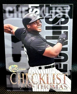 Frank Thomas 1996 Fleer Skybox Circa RAVE Checklist SP /150 White Sox HOF Tough - Picture 1 of 2