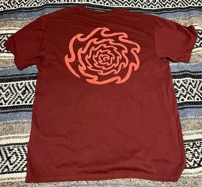 Camiseta Lost Hombre Grande Granate y Naranja Usada Excelente Estado Foto 1 de 3