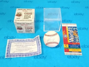 Ken Griffey Jr. Baseball firmato Rawlings MLB - autografo con certificato di autenticità e custodia originali - Foto 1 di 11