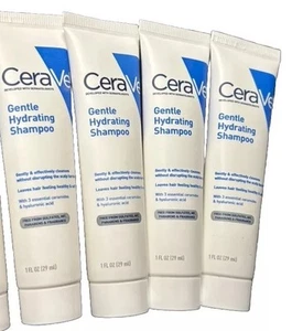 Cerave sanftes feuchtigkeitsspendendes Shampoo Reisegröße 1 Oz Tuben Menge 4 kostenloser Versand - Bild 1 von 4