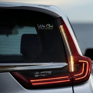 With God All Things Are Possible Car Sticker Waterproof Vinyl Decal Car _t - Zdjęcie 1 z 15