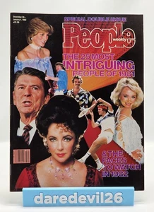 Dec 28-Jan 4 1982 PEOPLE Magazine PRINCESS DIANA REAGAN TAYLOR SELLECK JAGGER - Picture 1 of 7