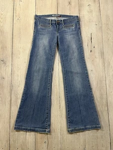 Jeans acampanados vintage Hollister elásticos tiro bajo corte bota talla 5 Y2K - Imagen 1 de 14