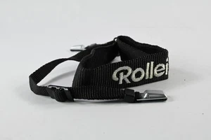 Rollei Black/Silver camera neck strap for Rolleiflex SLX/SL66 #G674 - Picture 1 of 6