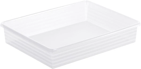 Rotho Formatkörbchen Aufbewahrungsbox Linus A4 transparent platzsparende Ablage - Bild 1 von 1