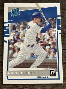 2020 Panini Donruss - Rated Rookie Nico Hoerner #38 (RC) - Foto 1 di 2