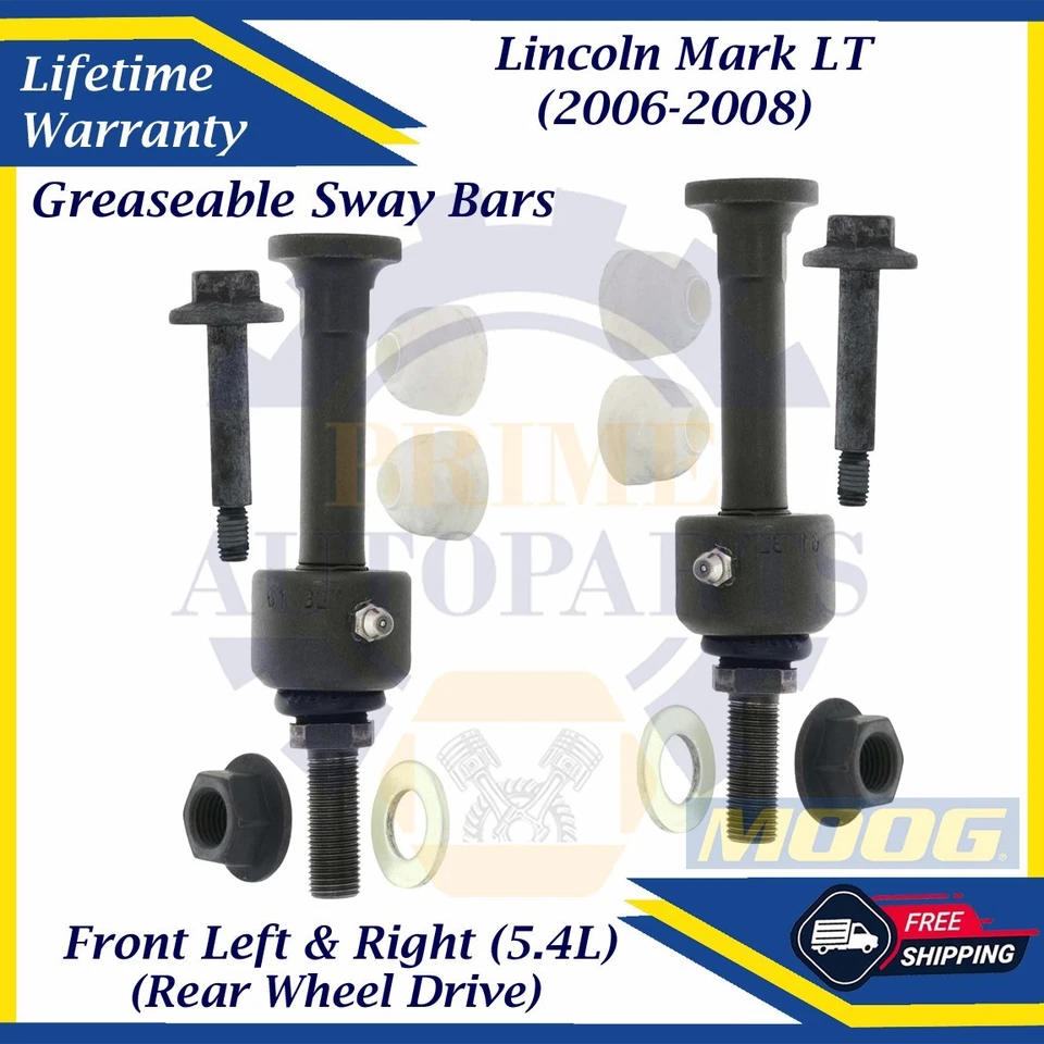 Barras estabilizadoras delanteras MOOG OEM para Lincoln Mark LT 2006-2008 5,4 L garantía de por vida Foto 1 de 4