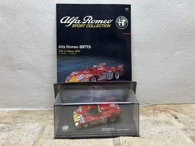 Alfa Romeo 33 TT3 24h Le Mans 1972-alfa romeo sport collection-1/43 - Immagine 1 di 4