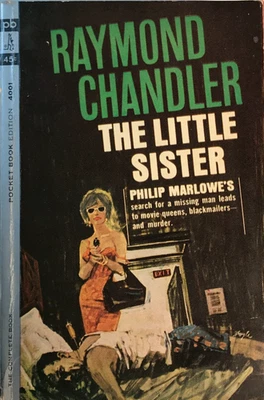 THE LITTLE SISTER - Vintage RAYMOND CHANDLER Mystery Paperback - G+/VG- - Image 1 of 4