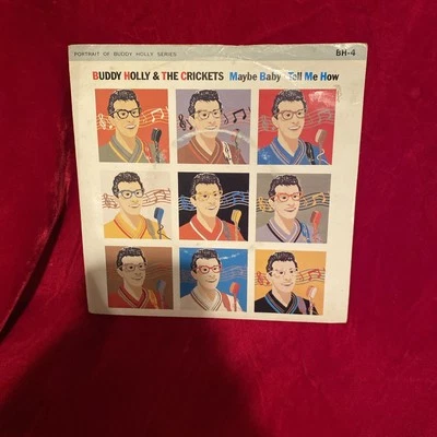 Buddy Holly & Crickets- Maybe Baby /Tell Me How-MCA 45 W/PS ‘84 Reissue-VG Vinyl - Image 1 of 4