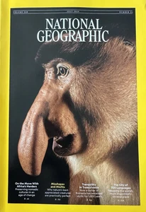 National Geographic Magazine July 2025 Unattractive Animals/Fulani People/Swords - Foto 1 di 3