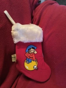 Vtg 1986 American Tale Fievel Goes West Sears McDonald's Christmas Stocking (E) - Picture 1 of 6
