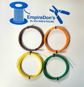 Kit de cobre enchapado en plata trenzado PTFE 22 AWG Mil-Spec alambre 60 pies - Imagen 1 de 1