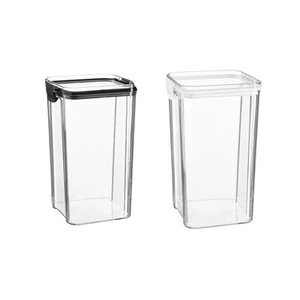 Lebensmittel Aufbewahrung Behälter BPA-frei Kunststoff Küche Organizer Luftdicht Clip Deckel 1,3L - Bild 1 von 13