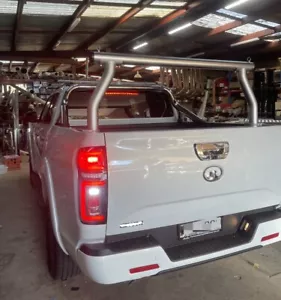 POLISHED STAINLESS STEEL REAR LADDER RACK FOR TRITON MQ 2016-2021 - Picture 1 of 1