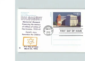 Museo Conmemorativo del Holocausto, 1993 Tarjeta Postal "La Historia de Daniel, Recuerda a los Niños - Imagen 1 de 2