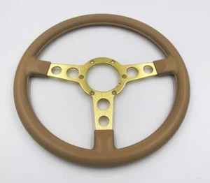 1969-1981 Firebird Trans Am Formula THIN Grip Steering Wheel Camel Tan Gold - Picture 1 of 3