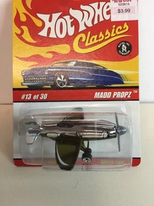 HOT WHEELS CLASSICS SERIES 2 #13 "MADD PROPZ" SLVR/GRN k/c - Picture 1 of 2