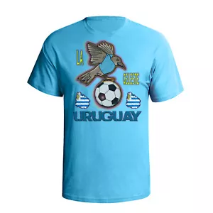 Uruguay Fußball T-Shirt Bio Baumwolle Herren Damen Kinder Südamerika Weltmeisterschaft - Bild 1 von 4