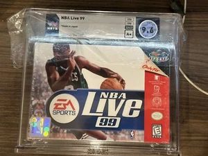 NBA Live 99 -N64 - WATA GRADED 9.6 A+ sealed - 2nd highest grade in world - Picture 1 of 2