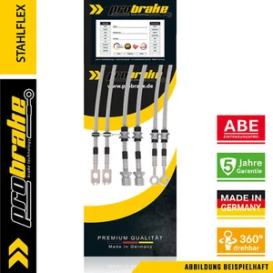 Steel Braided Brake Line for Volvo 240 Estate 2.3 P245 (1980/08-1984/12) - Picture 1 of 6