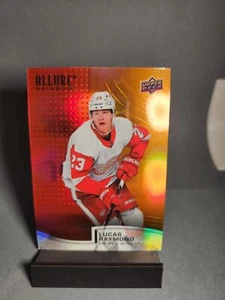 2021-2022 Upper Deck Allure Lucas Raymond RC!! Red/Orange Rainbow. Red Wings R-6 - Picture 1 of 3