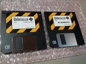 UnInstaller Floppy Disk by Microhelp UE19H30064234 | 3.5" Floppy Disk Set of 2 - Picture 1 of 2