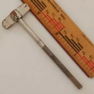 Leedy 10-24 3 1/4"Single-Tension Thumb Rod 3x14/15" Snare Drum Vintage20s Nickel - Picture 1 of 2