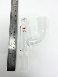 Ace Glass Vacuum Adapter – 24/40 Inner Joint to #7 Threaded Port, Heavy-Wall - Picture 1 of 3