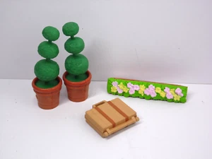 Sylvanian Families Grand Regency Hotel Ersatzteile - Topiary Pflanzen Blumenkasten - Bild 1 von 5