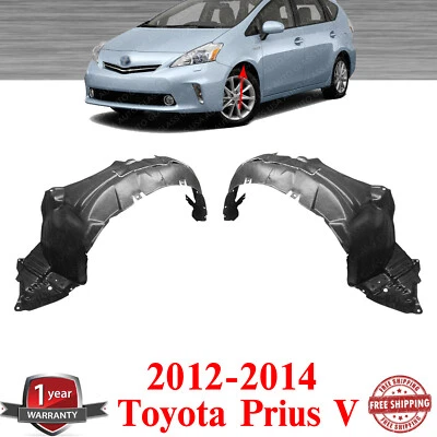 Juego de forros de guardabarros delanteros para Toyota Prius V 2012-2014 Foto 1 de 4