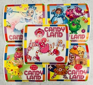 10 pegatinas retro perfumadas Candy Land favores de fiesta suministro para maestros - Imagen 1 de 1