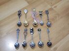 LOT of 10 Collector Souvenir Spoons