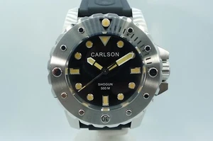 CARLSON SHOGUN BRS-1A 500M STEEL DIVER SWISS ETA 2824 48MM VDB KAVENTSMANN NEW - Picture 1 of 14