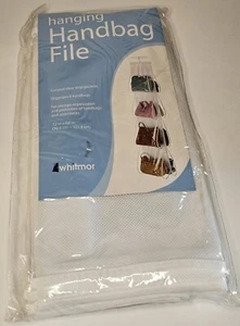 NUOVO file borsa da appendere Whitmore 12"" x 48"" borse chiare/bianche - Foto 1 di 2